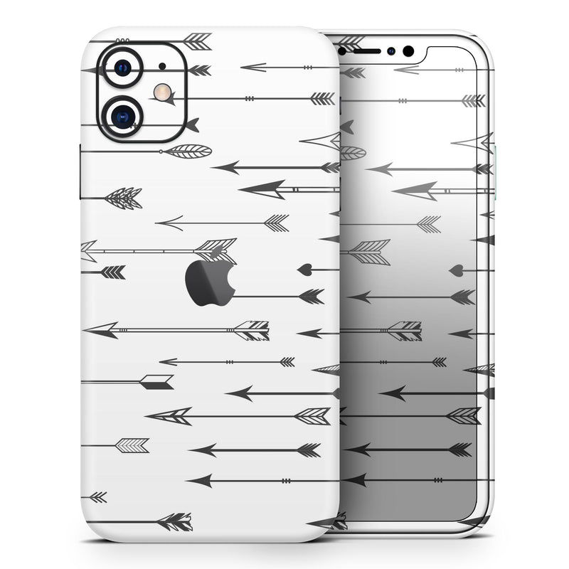 Hipster Arrow Pattern - Skin-Kit compatible with the Apple iPhone 12, 12 Pro Max, 12 Mini, 11 Pro or 11 Pro Max (All iPhones Available)