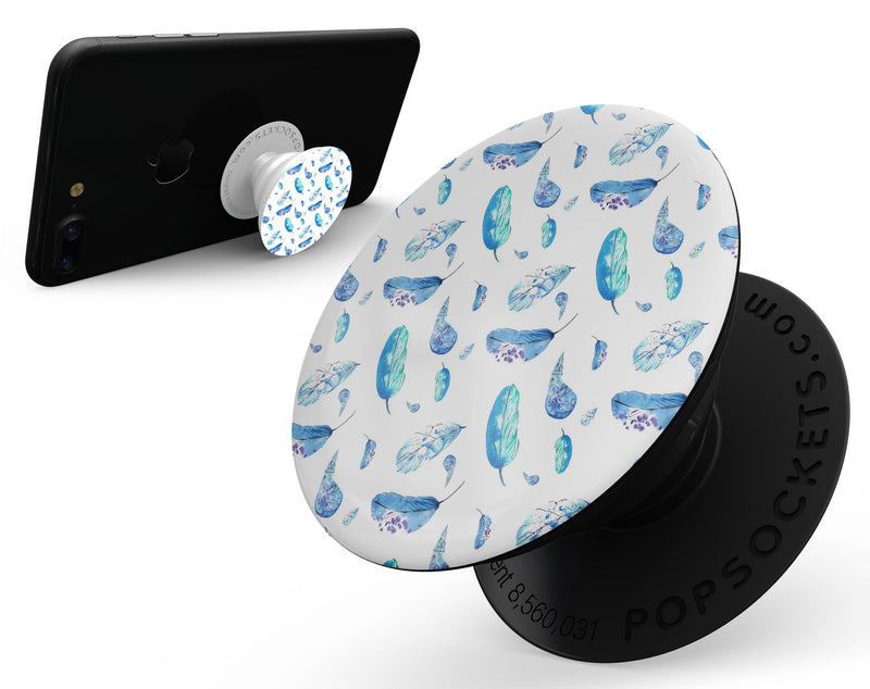 Hipster Feather Pattern - Skin Kit for PopSockets and other Smartphone Extendable Grips & Stands