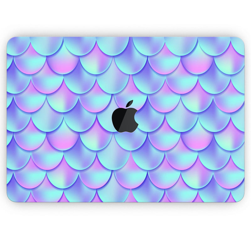 Holographic Mermaid Scales - Skin Decal Wrap Kit Compatible with the Apple MacBook Pro, Pro with Touch Bar or Air (11", 12", 13", 15" & 16" - All Versions Available)