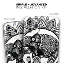 Indian Mandala Elephant - Skin-Kit compatible with the Apple iPhone 12, 12 Pro Max, 12 Mini, 11 Pro or 11 Pro Max (All iPhones Available)