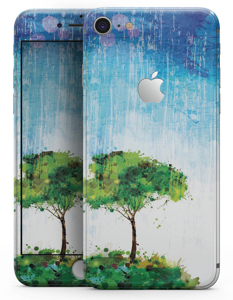 Individual Tree Splatter - Skin-kit for the iPhone 8 or 8 Plus