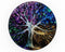Inverted Abstract Colorful WaterColor Vivid Tree - Skin Kit for PopSockets and other Smartphone Extendable Grips & Stands