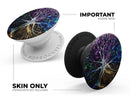 Inverted Abstract Colorful WaterColor Vivid Tree - Skin Kit for PopSockets and other Smartphone Extendable Grips & Stands