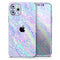 Iridescent Dahlia v3 - Skin-Kit compatible with the Apple iPhone 12, 12 Pro Max, 12 Mini, 11 Pro or 11 Pro Max (All iPhones Available)