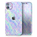 Iridescent Dahlia v4 - Skin-Kit compatible with the Apple iPhone 12, 12 Pro Max, 12 Mini, 11 Pro or 11 Pro Max (All iPhones Available)