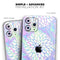 Iridescent Dahlia v6 - Skin-Kit compatible with the Apple iPhone 12, 12 Pro Max, 12 Mini, 11 Pro or 11 Pro Max (All iPhones Available)