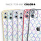 Iridescent Dahlia v7 - Skin-Kit compatible with the Apple iPhone 12, 12 Pro Max, 12 Mini, 11 Pro or 11 Pro Max (All iPhones Available)