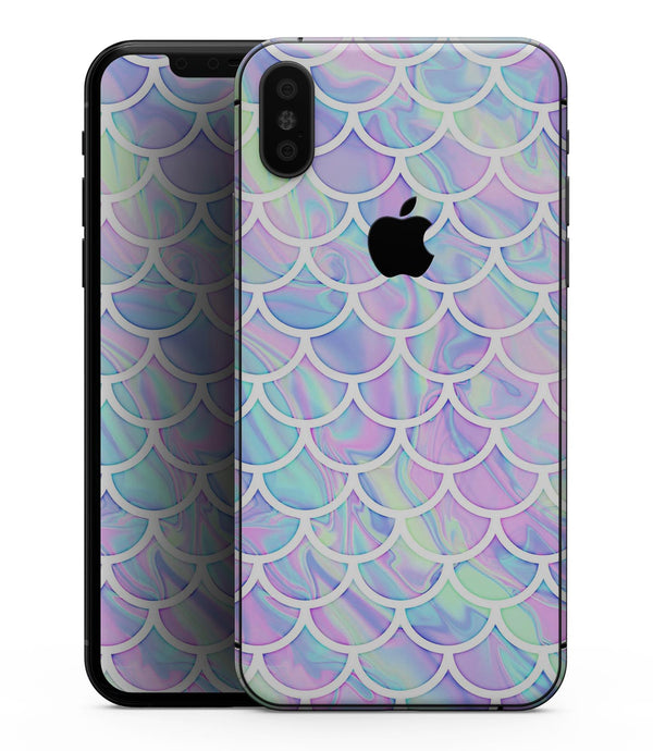 Iridescent Dahlia v8 - iPhone XS MAX, XS/X, 8/8+, 7/7+, 5/5S/SE Skin-Kit (All iPhones Avaiable)