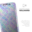 Iridescent Dahlia v8 - Skin-Kit compatible with the Apple iPhone 12, 12 Pro Max, 12 Mini, 11 Pro or 11 Pro Max (All iPhones Available)