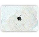 Karamfila Watercolor & Gold V3 - Skin Decal Wrap Kit Compatible with the Apple MacBook Pro, Pro with Touch Bar or Air (11", 12", 13", 15" & 16" - All Versions Available)