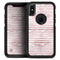 Karamfila Marble & Rose Gold Striped v5 - Skin Kit for the iPhone OtterBox Cases