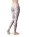 Karamfila Marble & Rose Gold Chevron v14 - All Over Print Womens Leggings / Yoga or Workout Pants