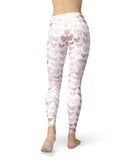 Karamfila Marble & Rose Gold Hearts v3 - All Over Print Womens Leggings / Yoga or Workout Pants