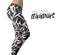 Karamfila Silver & Pink Marble V4 - All Over Print Womens Leggings / Yoga or Workout Pants