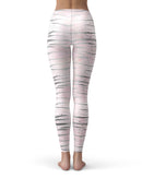 Karamfila Silver & Pink Marble V7 - All Over Print Womens Leggings / Yoga or Workout Pants