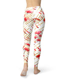 Karamfila Watercolo Poppies V10 - All Over Print Womens Leggings / Yoga or Workout Pants