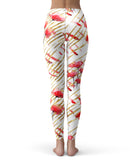 Karamfila Watercolo Poppies V10 - All Over Print Womens Leggings / Yoga or Workout Pants
