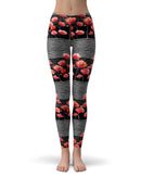 Karamfila Watercolo Poppies V1 - All Over Print Womens Leggings / Yoga or Workout Pants