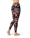 Karamfila Watercolo Poppies V1 - All Over Print Womens Leggings / Yoga or Workout Pants