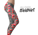Karamfila Watercolo Poppies V27 - All Over Print Womens Leggings / Yoga or Workout Pants