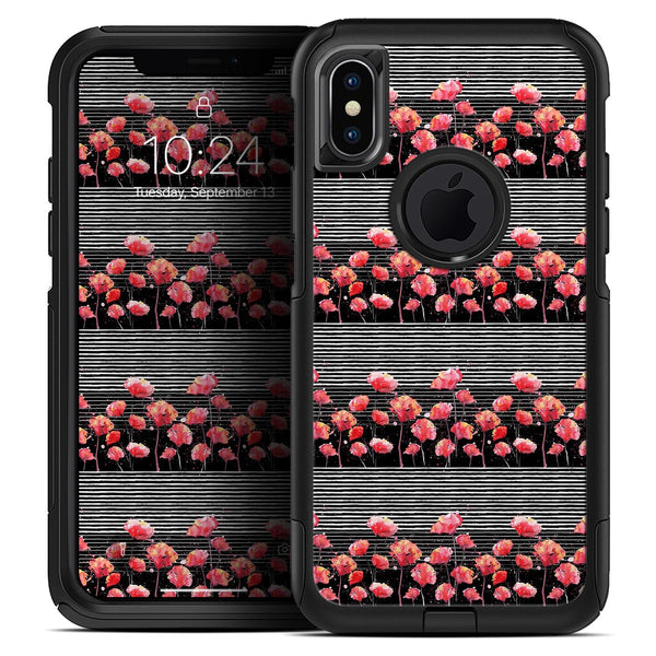 Karamfila Watercolo Poppies V2 - Skin Kit for the iPhone OtterBox Cases