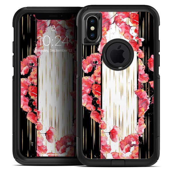 Karamfila Watercolo Poppies V5 - Skin Kit for the iPhone OtterBox Cases