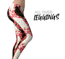 Karamfila Watercolo Poppies V6 - All Over Print Womens Leggings / Yoga or Workout Pants