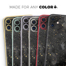 Karamfila Watercolor & Gold V10 - Skin-Kit compatible with the Apple iPhone 12, 12 Pro Max, 12 Mini, 11 Pro or 11 Pro Max (All iPhones Available)