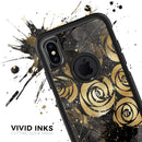 Karamfila Watercolor & Gold V13 - Skin Kit for the iPhone OtterBox Cases