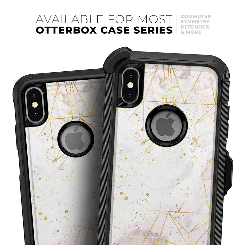 Karamfila Watercolor & Gold V5 - Skin Kit for the iPhone OtterBox Cases