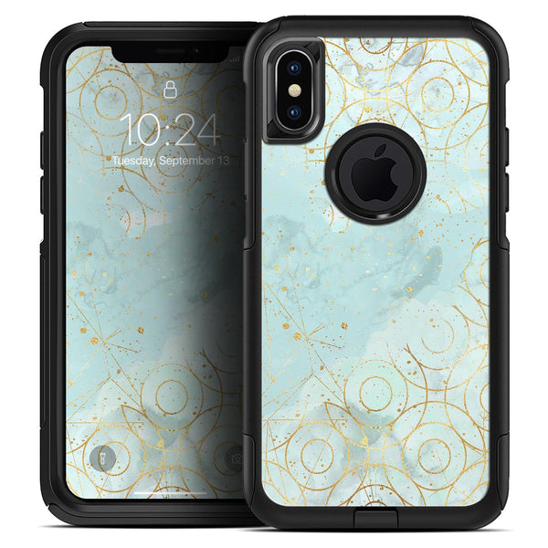 Karamfila Watercolor & Gold V7 - Skin Kit for the iPhone OtterBox Cases