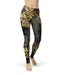 Karamfila Watercolor & Gold V13 - All Over Print Womens Leggings / Yoga or Workout Pants