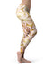 Karamfila Watercolor & Gold V1 - All Over Print Womens Leggings / Yoga or Workout Pants