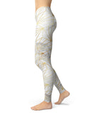 Karamfila Watercolor & Gold V4 - All Over Print Womens Leggings / Yoga or Workout Pants