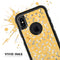 Karamfila Yellow & Gray Floral V12 - Skin Kit for the iPhone OtterBox Cases