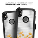Karamfila Yellow & Gray Floral V16 - Skin Kit for the iPhone OtterBox Cases