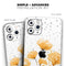 Karamfila Yellow & Gray Floral V1 - Skin-Kit compatible with the Apple iPhone 12, 12 Pro Max, 12 Mini, 11 Pro or 11 Pro Max (All iPhones Available)