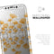 Karamfila Yellow & Gray Floral V2 - Skin-Kit compatible with the Apple iPhone 12, 12 Pro Max, 12 Mini, 11 Pro or 11 Pro Max (All iPhones Available)