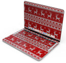Knitted Ugly Christmas Sweater V5 - Skin Decal Wrap Kit Compatible with the Apple MacBook Pro, Pro with Touch Bar or Air (11", 12", 13", 15" & 16" - All Versions Available)