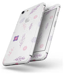 Lavender Twigs and Pink Little Flowers - Skin-kit for the iPhone 8 or 8 Plus