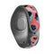 Leopard Coral and Teal V23 - Full Body Skin Decal Wrap Kit for Disney Magic Band