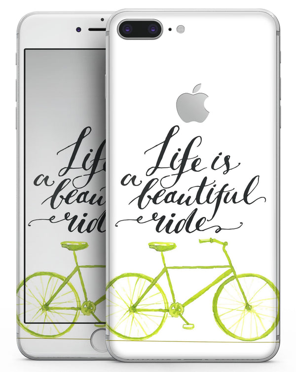 Life is a Beautiful Ride - Skin-kit for the iPhone 8 or 8 Plus
