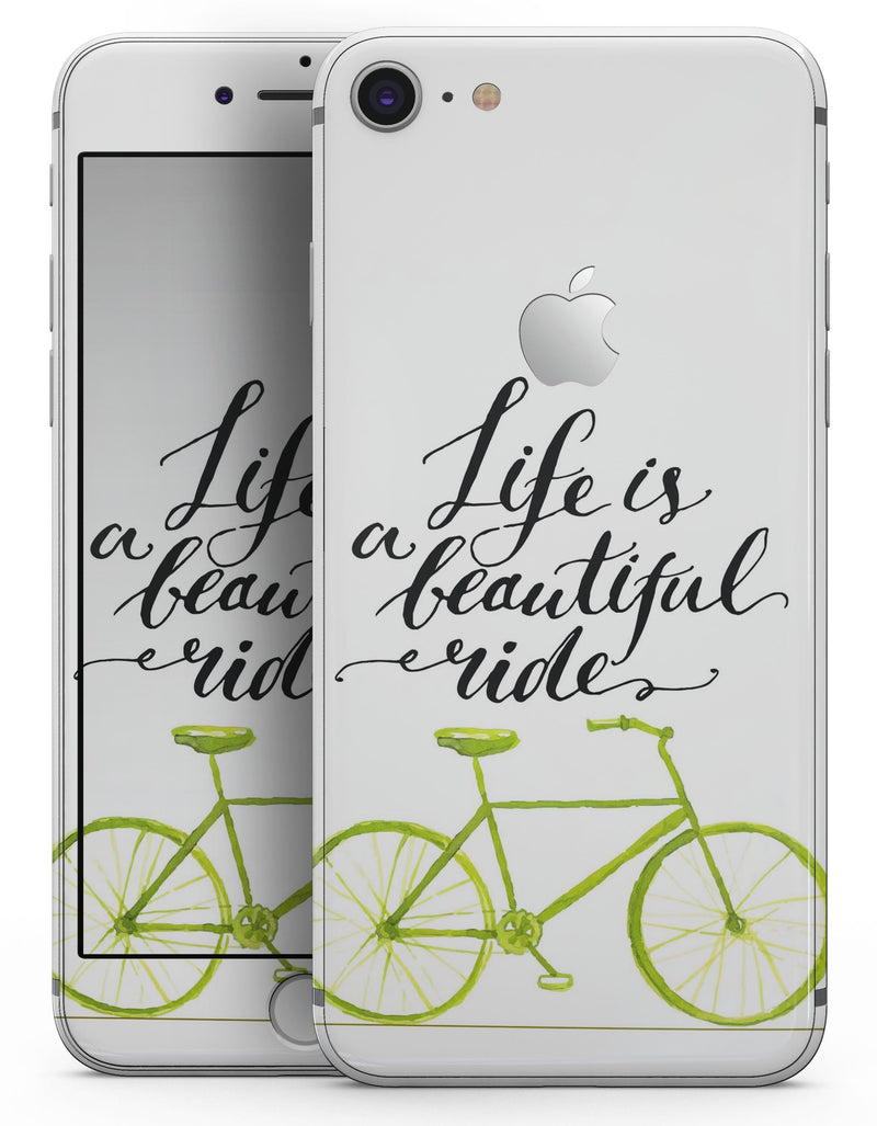 Life is a Beautiful Ride - Skin-kit for the iPhone 8 or 8 Plus