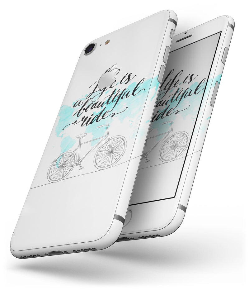 Life is a Beautiful Ride v2 - Skin-kit for the iPhone 8 or 8 Plus