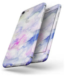 Light Blue 3123 Absorbed Watercolor Texture - Skin-kit for the iPhone 8 or 8 Plus