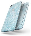 Light Blue Paisley Floral - Skin-kit for the iPhone 8 or 8 Plus