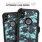 Light Blue and Gray Digital Camouflage - Skin Kit for the iPhone OtterBox Cases