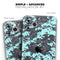 Light Blue and Gray Digital Camouflage - Skin-Kit compatible with the Apple iPhone 12, 12 Pro Max, 12 Mini, 11 Pro or 11 Pro Max (All iPhones Available)
