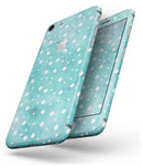 Light Blue and White Watercolor Polka Dots - Skin-kit for the iPhone 8 or 8 Plus
