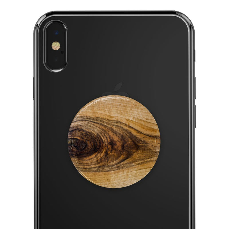 Light Knotted Woodgrain - Skin Kit for PopSockets and other Smartphone Extendable Grips & Stands